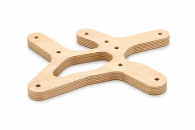 CNC-gefräste Sperrholzplatte